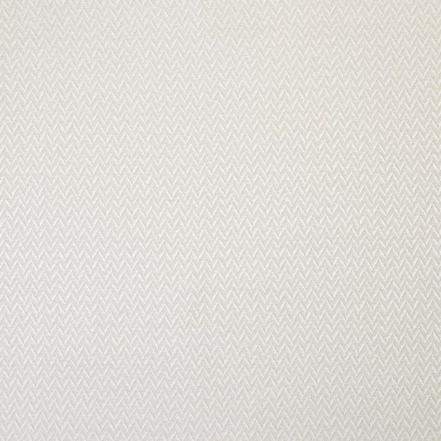 Pale champagne cream woven fabric with subtle chevron texture