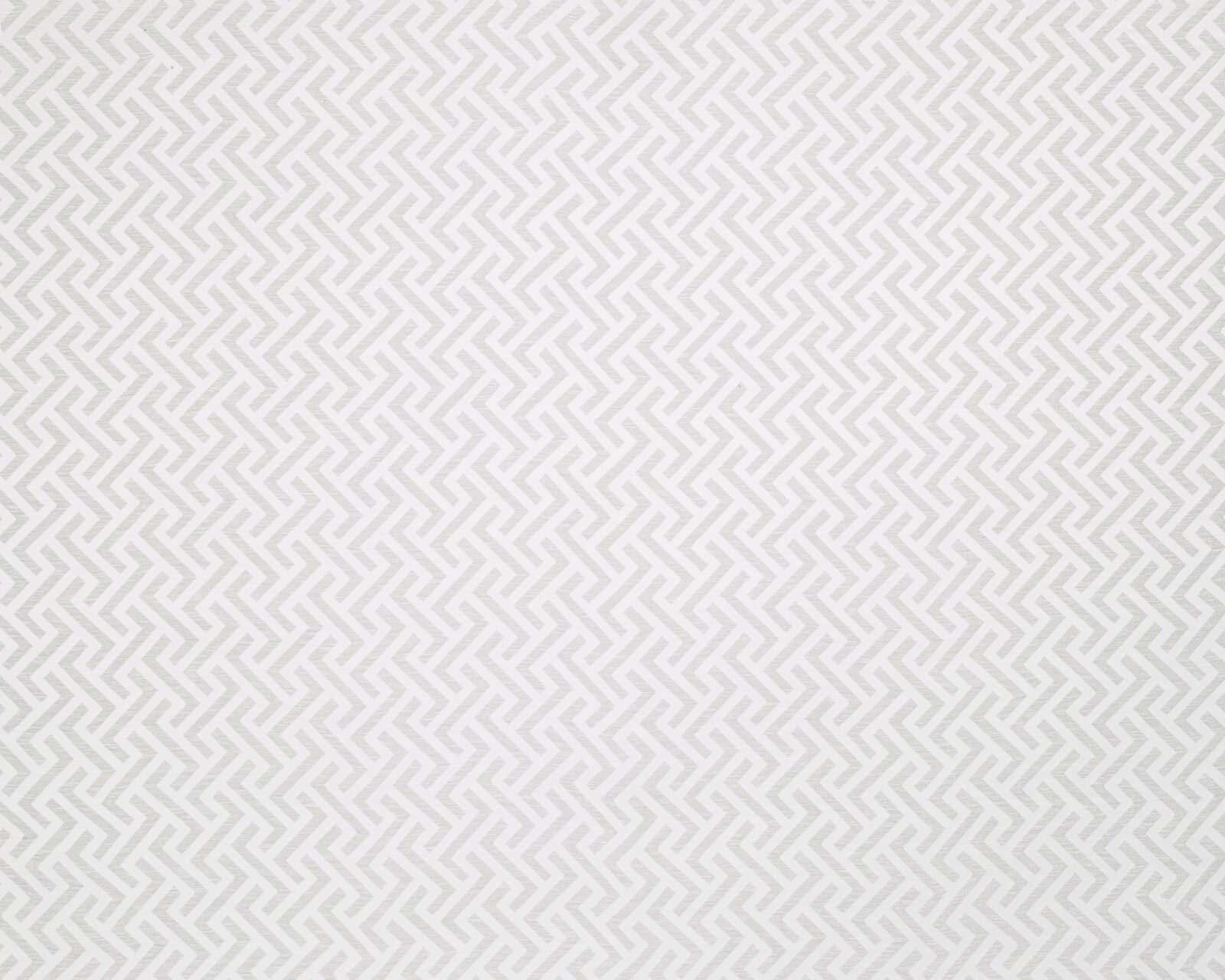 Pale ivory woven fabric with a fine zigzag geometric pattern