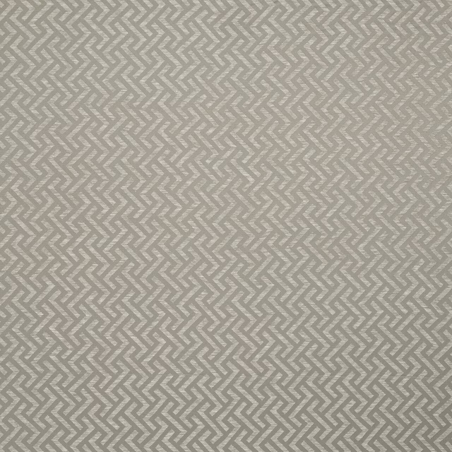 Close-up of a warm taupe beige geometric weave with fine zigzag pattern