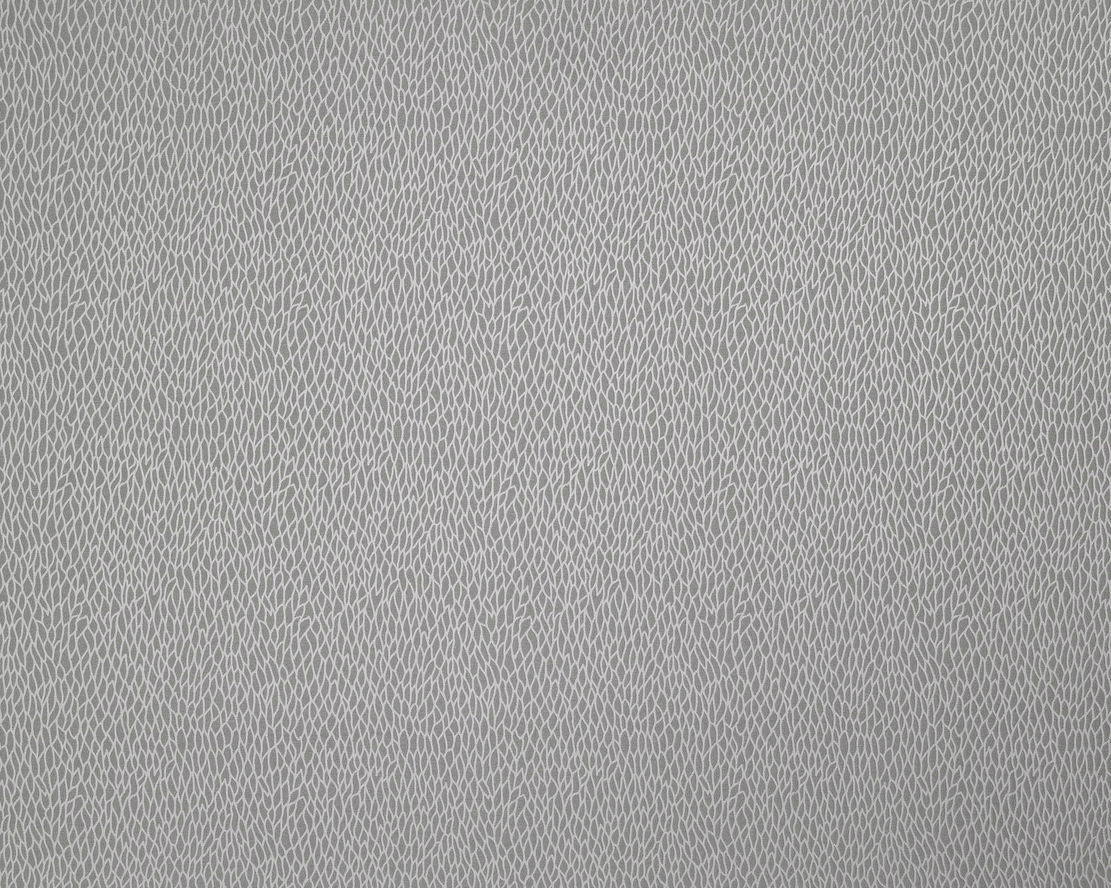 Close-up of a cool slate grey textured weave with small-scale repeating pattern