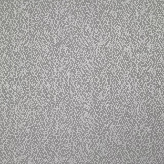 Close-up of a cool slate grey textured weave with small-scale repeating pattern