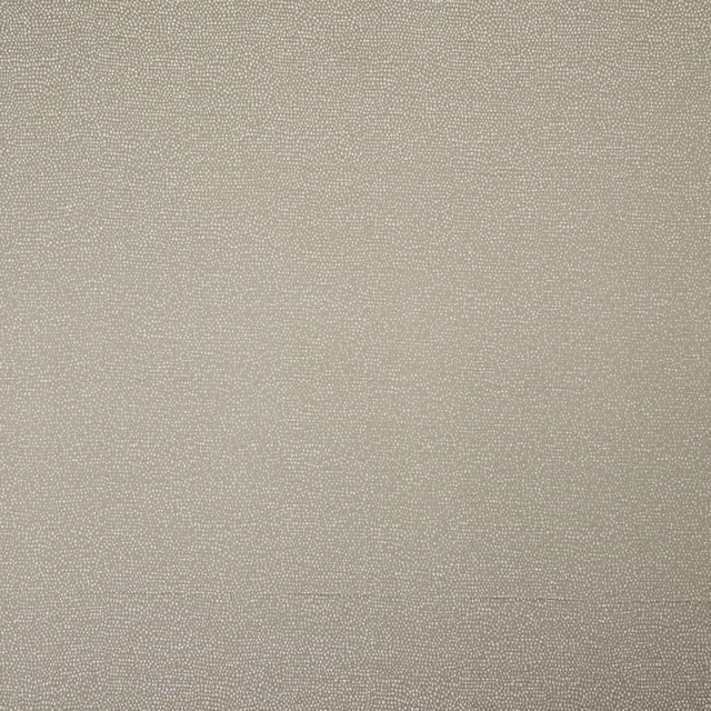 Warm beige textured fabric swatch with fine peppered weave