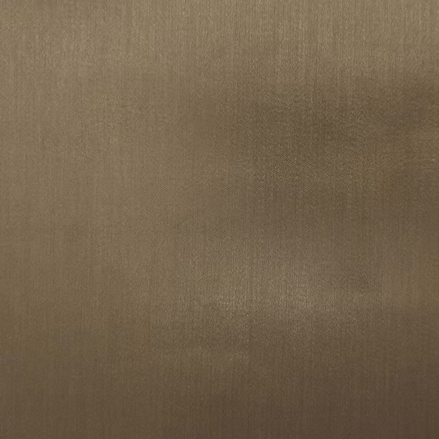 Warm fawn brown plain woven fabric with a soft, subtle sheen