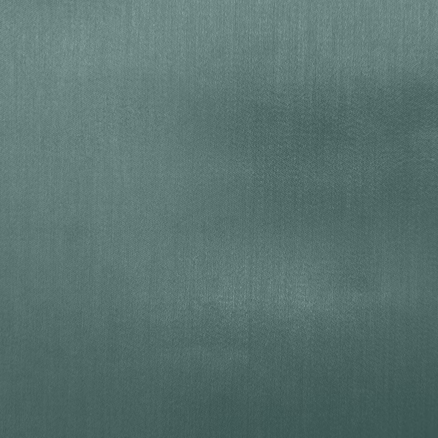 Muted teal plain fabric swatch with a soft, smooth sheen