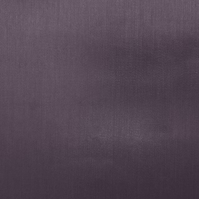 Deep smoky purple plain weave fabric swatch with a soft sheen
