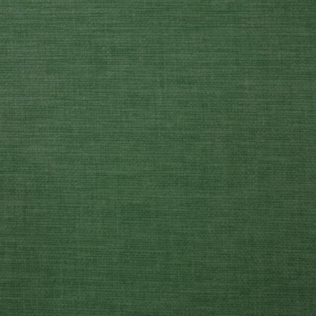 Deep moss green plain fabric swatch with subtle woven texture