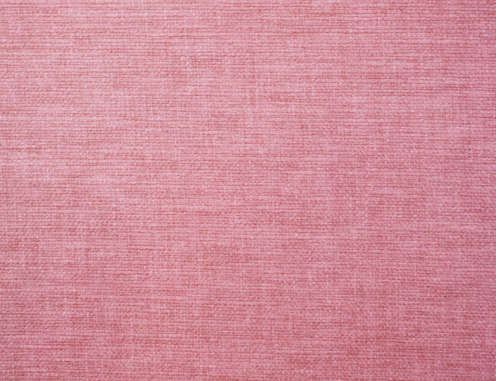 Soft blush pink plain woven fabric swatch with fine horizontal texture