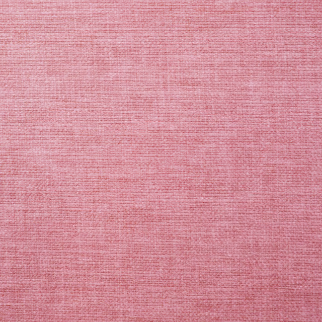 Soft blush pink plain woven fabric swatch with fine horizontal texture