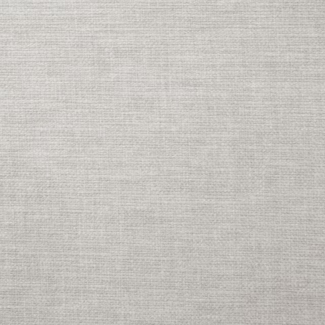 Pale dove-grey plain woven fabric swatch with fine horizontal texture