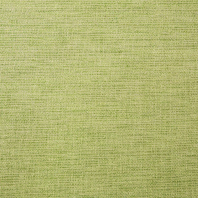 Soft grassy green plain woven fabric with subtle textured slub