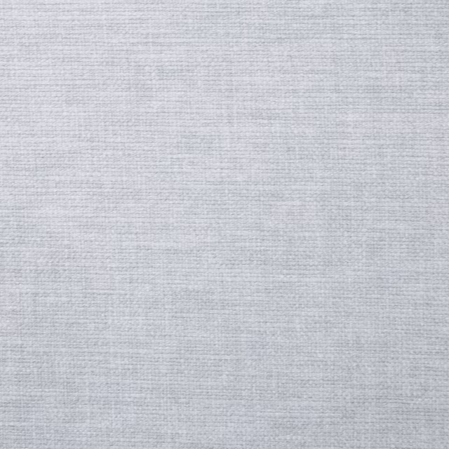 Close-up of pale silver-grey plain woven fabric with a fine textured surface