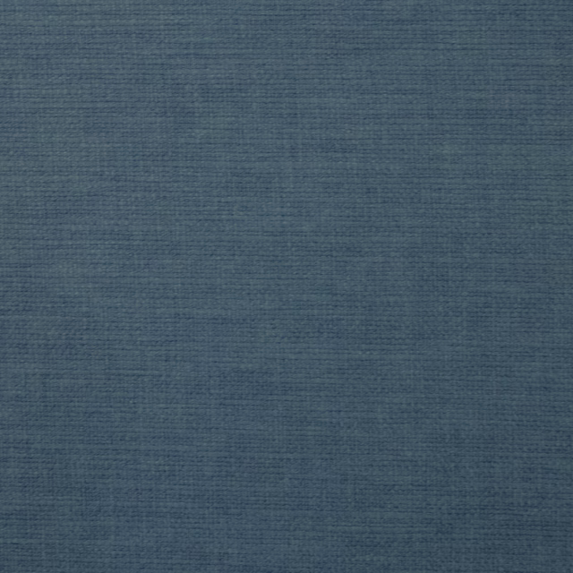 Deep slate teal plain woven fabric with a softly textured surface