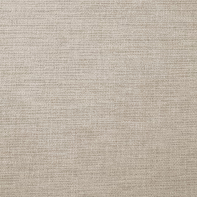 Close-up of warm sand beige plain fabric with a fine textured weave