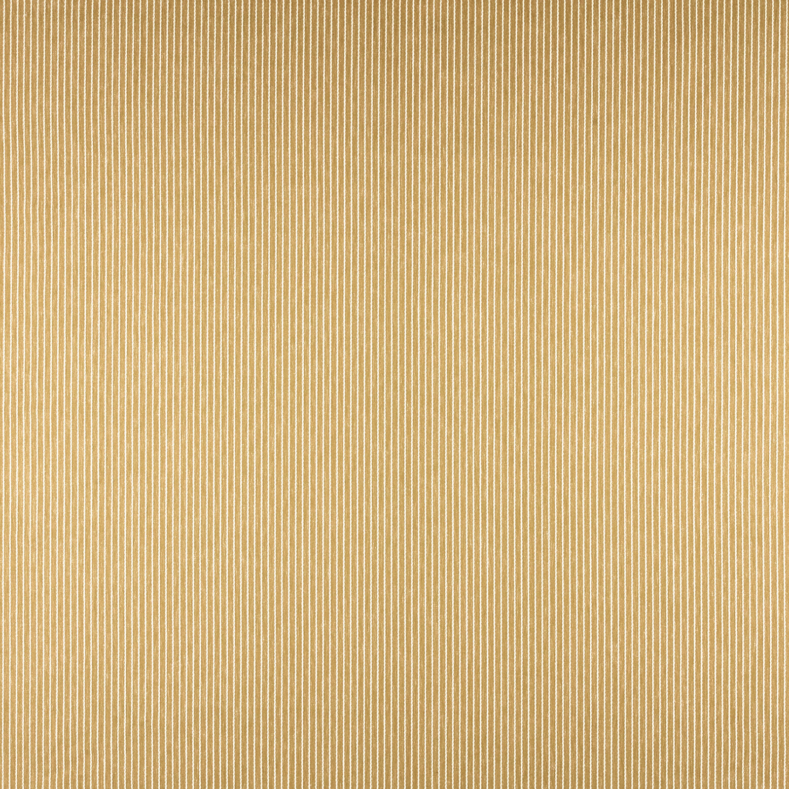 Close-up of soft pollen-yellow vertical pinstripes on a finely woven fabric