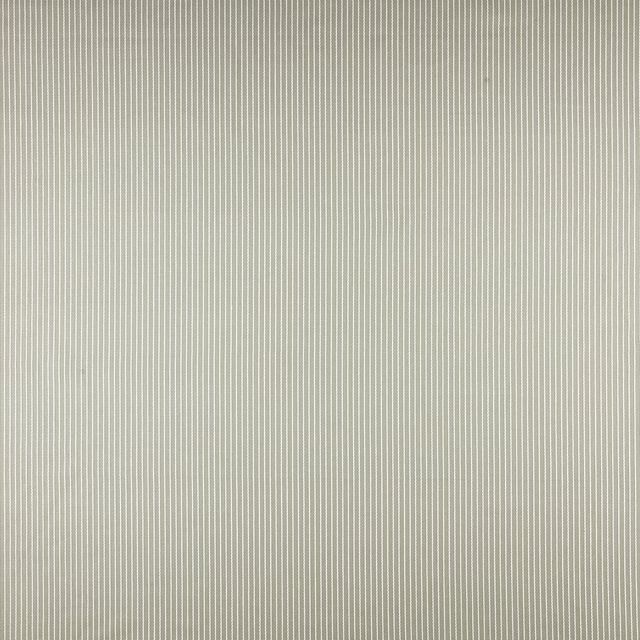 Fine vertical sage green pinstripe fabric with a soft matte texture