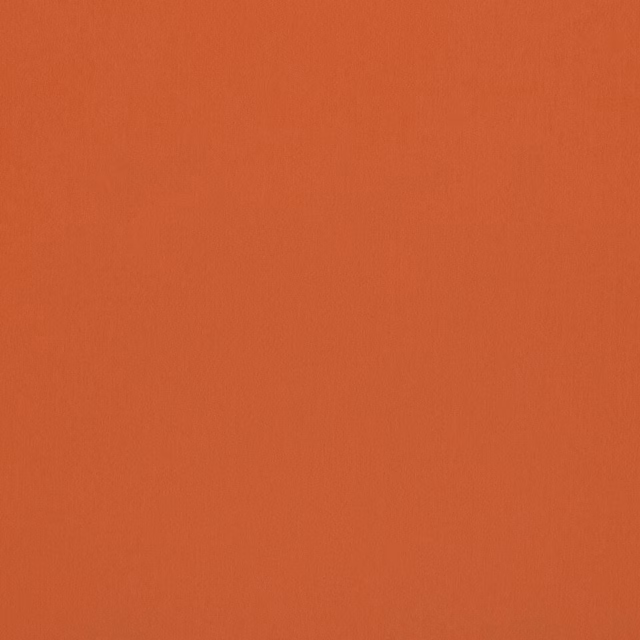 Plain rust-orange fabric swatch with a smooth matte finish