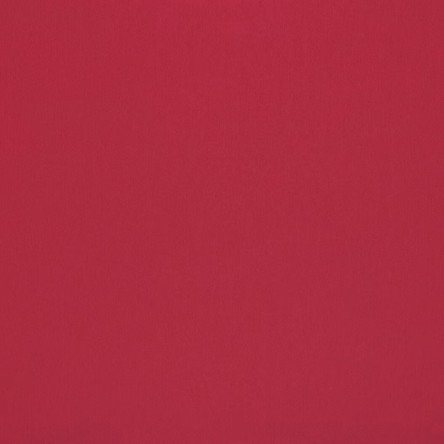 Solid deep scarlet red fabric swatch with a smooth plain surface