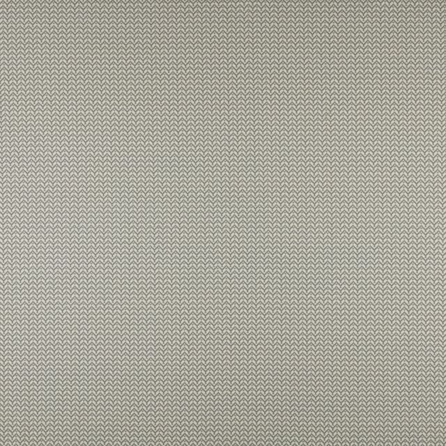 Close-up of Galatzo Aegean woven chevron check in muted blue-green