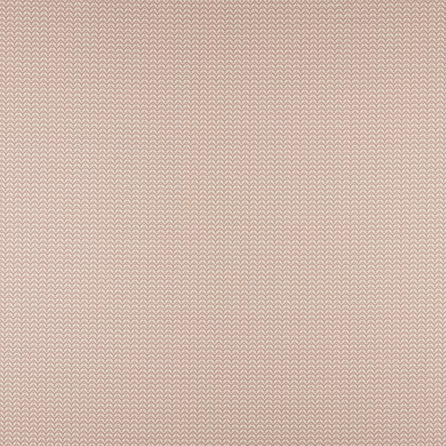 Close-up of dusty rose zigzag woven fabric with fine geometric texture