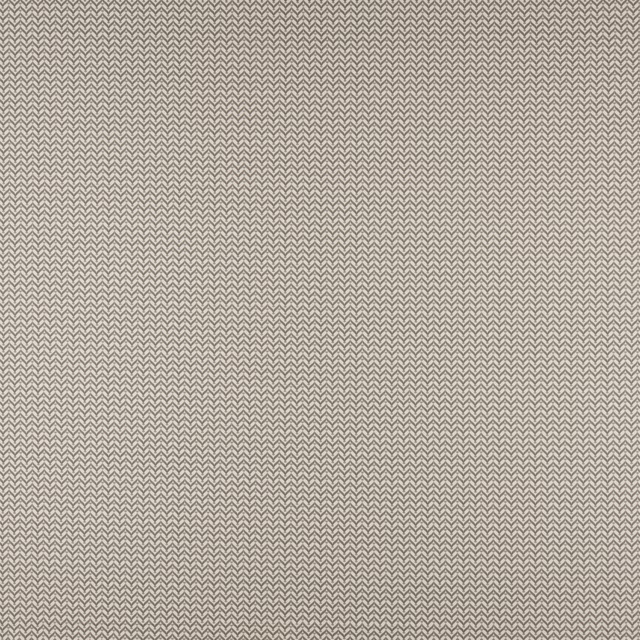 Close-up of small taupe chevron weave with a smoky linen texture