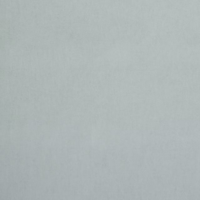 Pale icy blue plain woven fabric swatch with a fine matte texture
