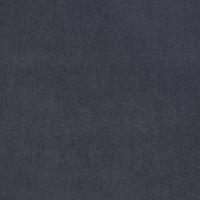 Deep navy plain woven fabric with a soft matte texture