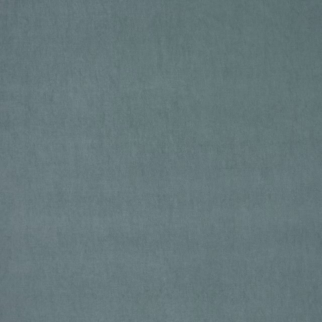 Muted teal plain fabric swatch with a soft, matte woven texture