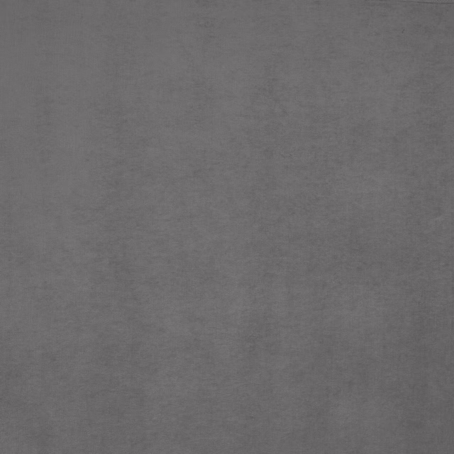 Solid cool slate grey plain fabric swatch with a soft matte weave