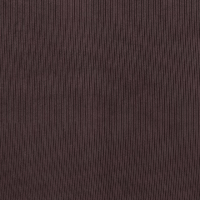 Dark claret ribbed plain fabric with fine vertical texture