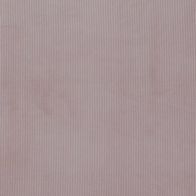 Soft shell taupe plain fabric with fine vertical rib texture