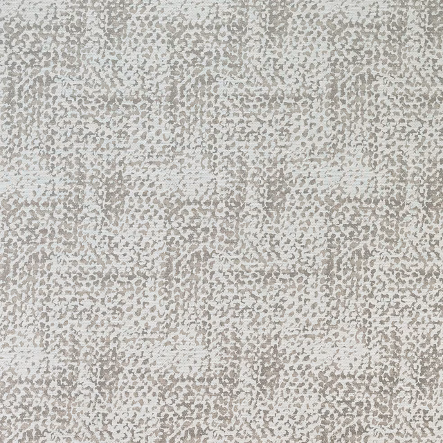 Pale smoky beige textured fabric with fine mottled abstract pattern