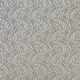 Small taupe leopard print on a soft ivory textured fabric swatch
