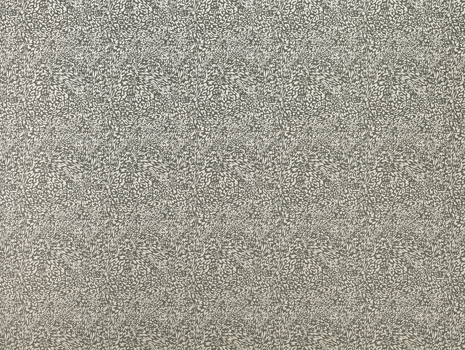 Close-up of muted olive truffle textured fabric with dense small-scale pattern