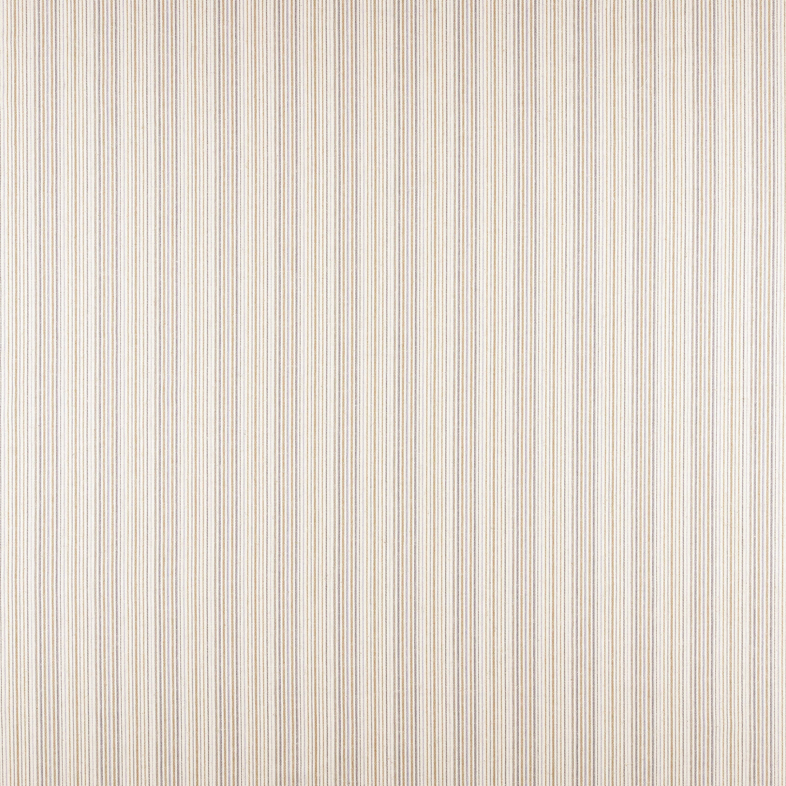Pale beige and ivory fine vertical stripe fabric with a soft woven texture