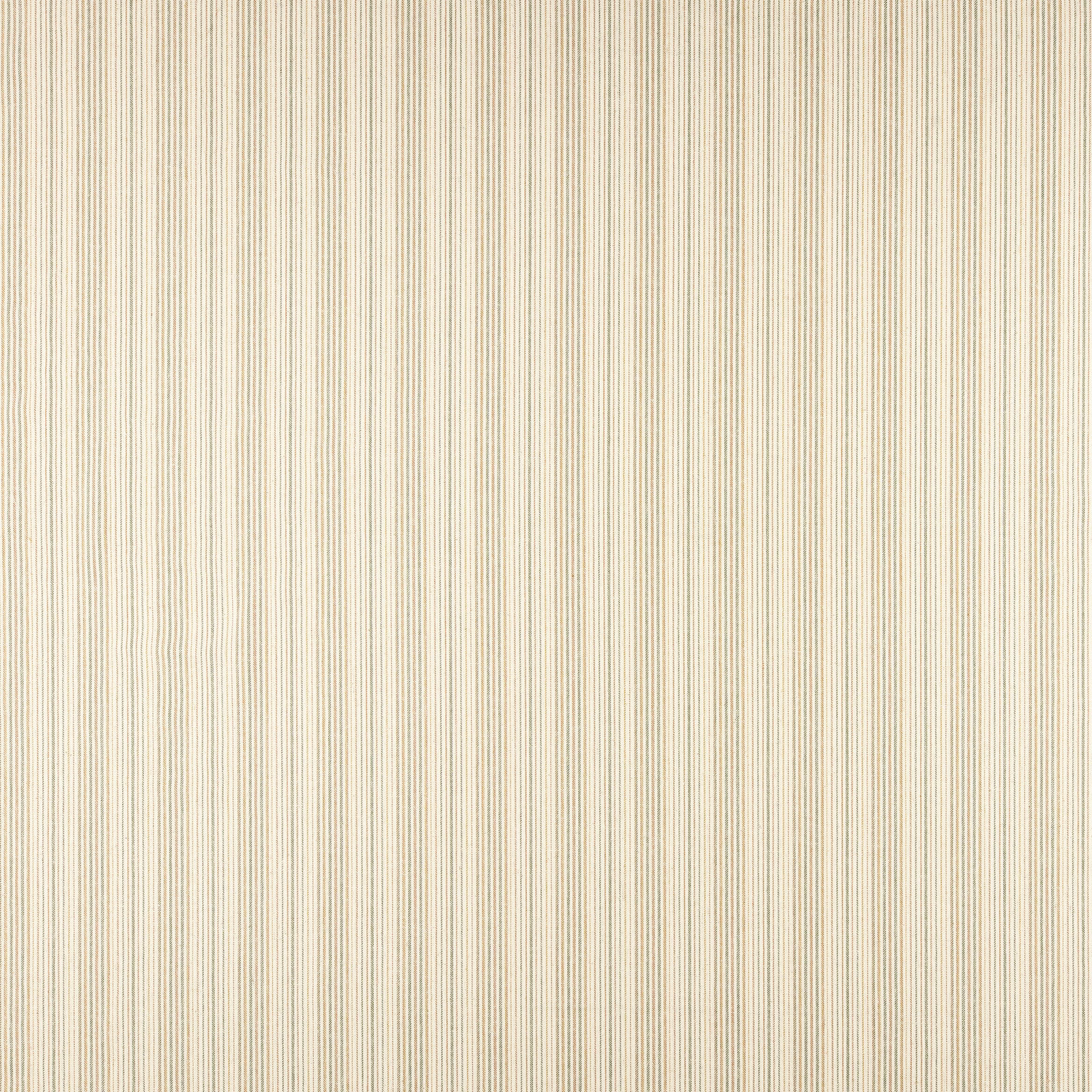 Cream striped fabric swatch with fine mossy vertical lines