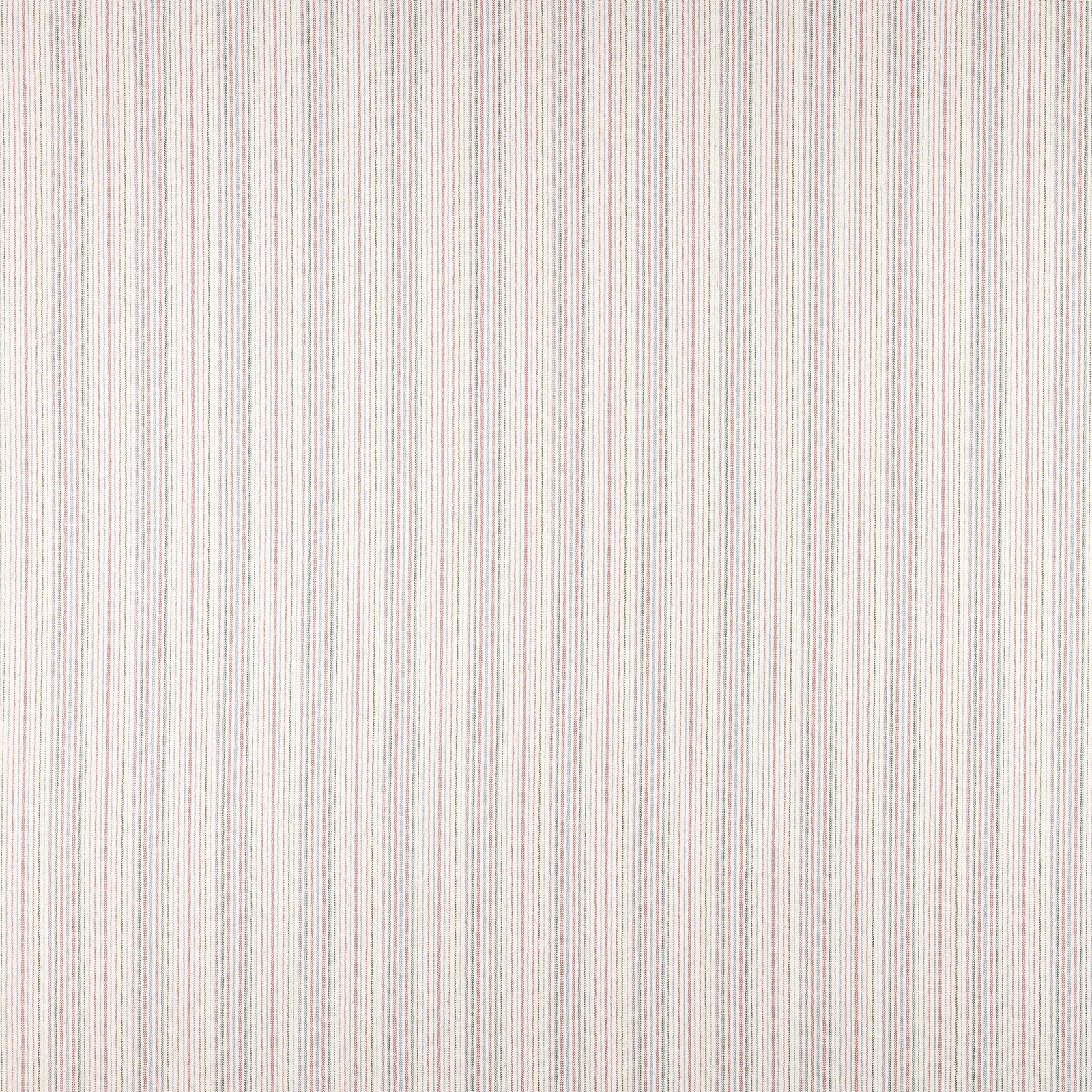 Fine vertical striped fabric in cream with rosewood and blush threads