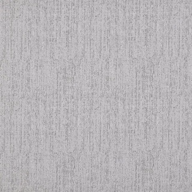 Pale silver-grey textured fabric with fine vertical striations and a soft mottled finish