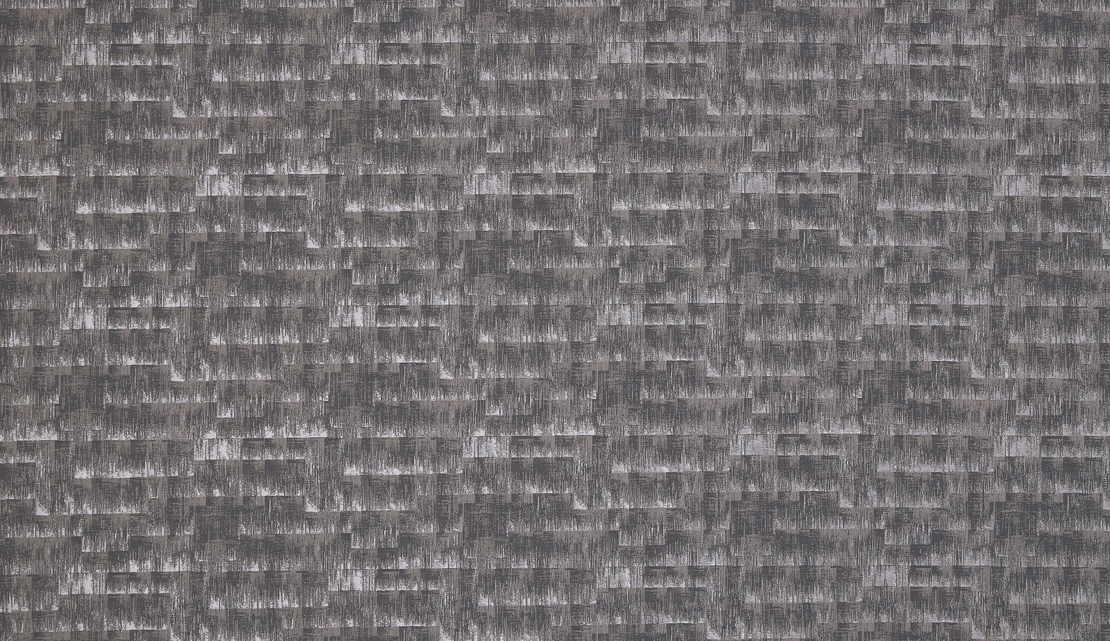 Close-up of textured pewter grey woven fabric with a subtle horizontal pattern