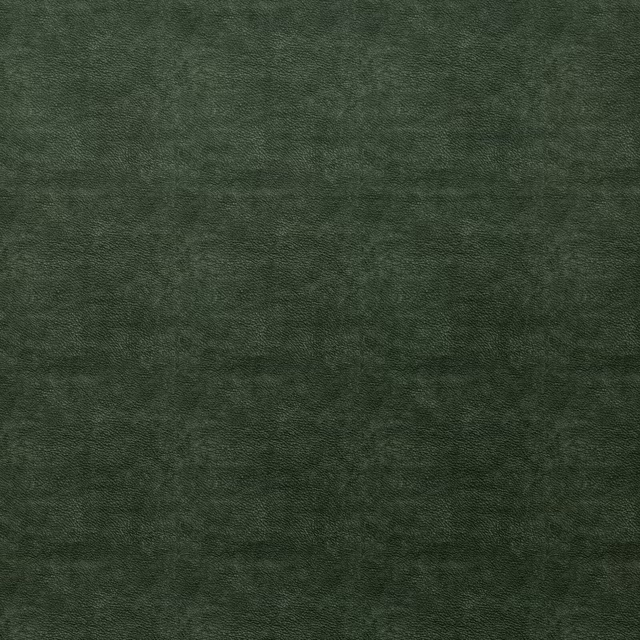 Dark forest green textured plain fabric swatch with a softly mottled surface