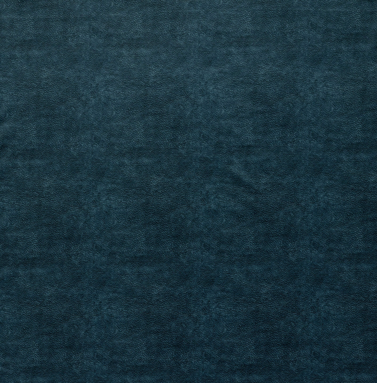 Deep teal textured plain fabric swatch with a softly mottled surface