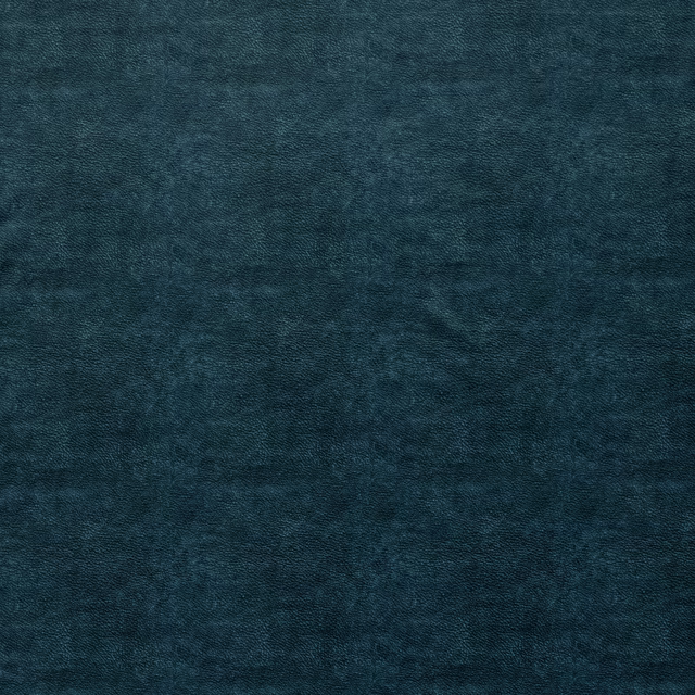 Deep teal textured plain fabric swatch with a softly mottled surface