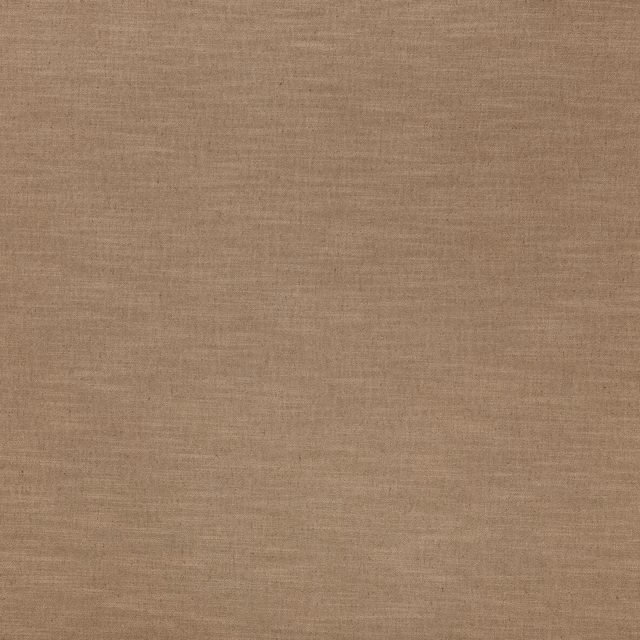 Warm caramel beige plain woven fabric with subtle horizontal texture