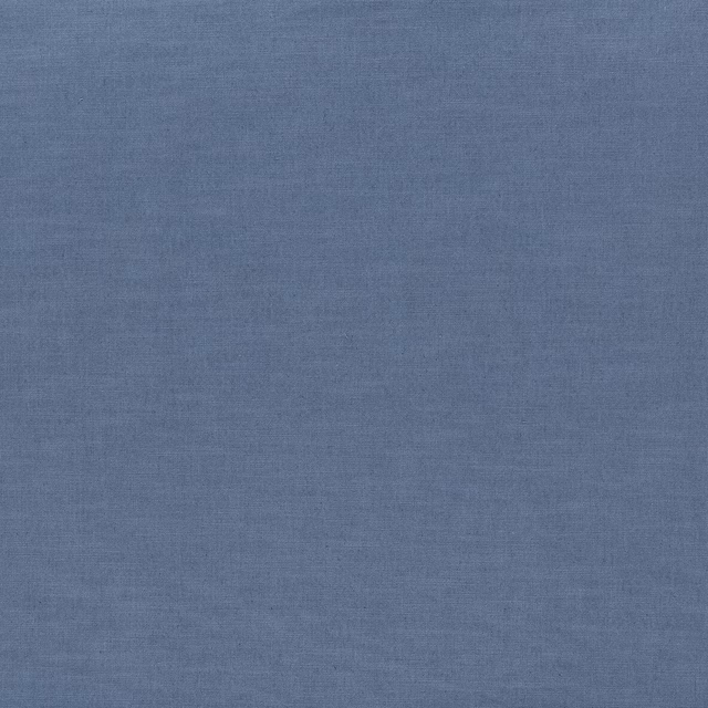 Muted blue-grey plain woven fabric with a fine matte texture