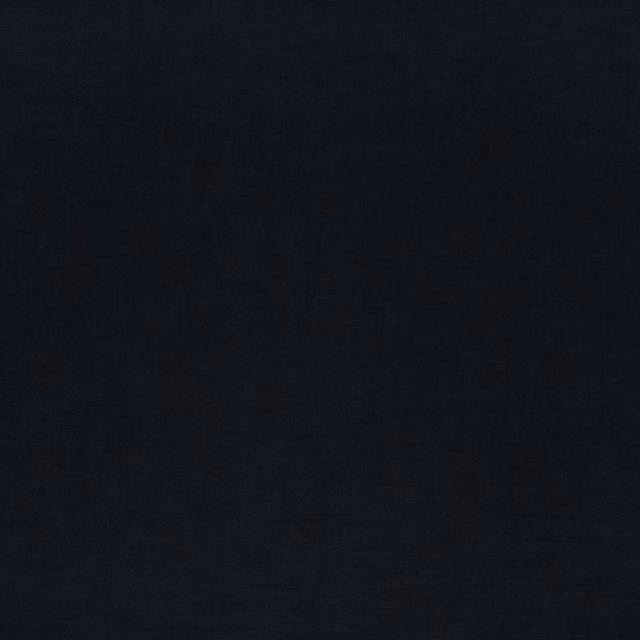 Near-black plain woven fabric with a subtle linen texture