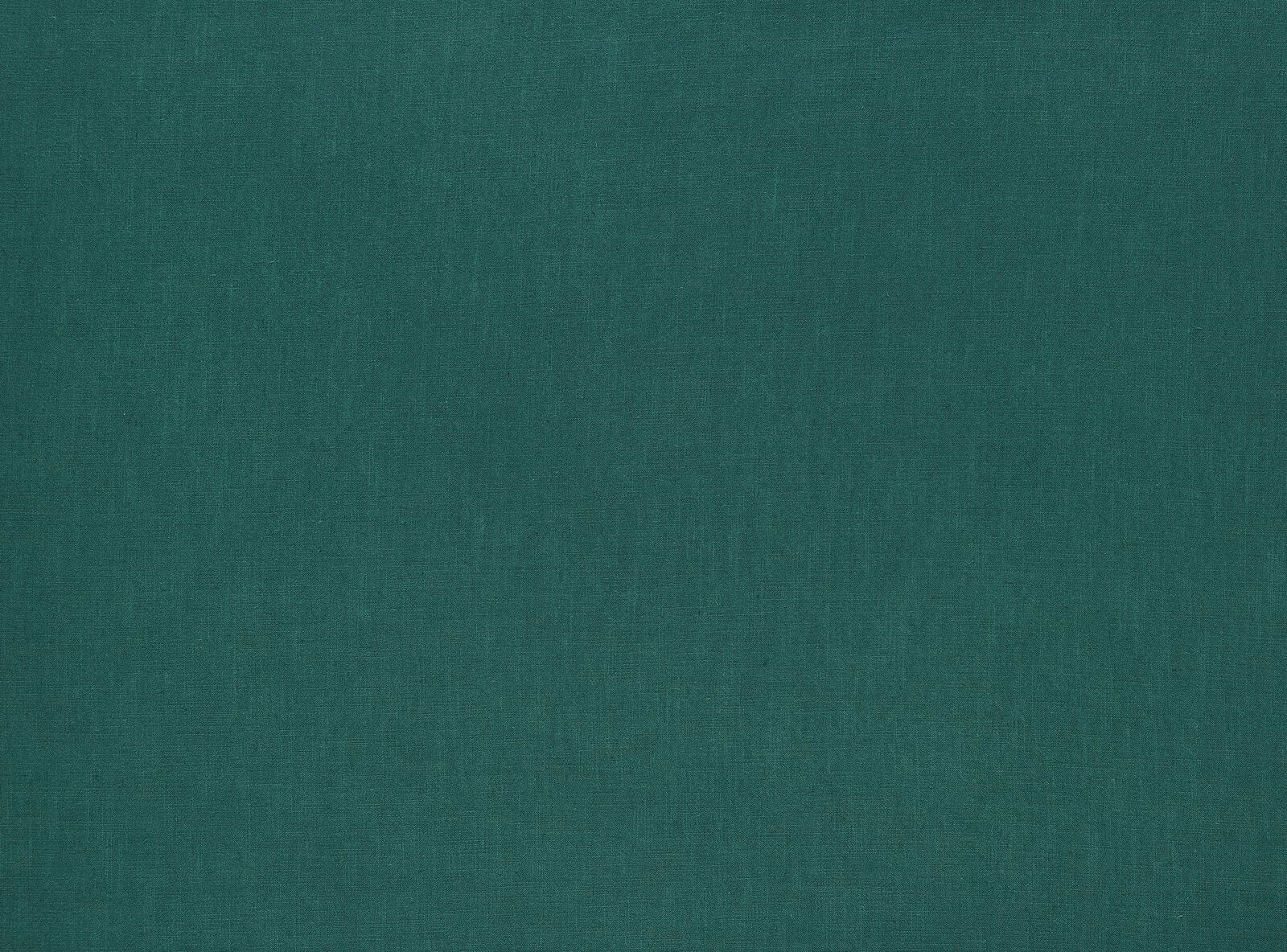 Deep emerald green plain woven fabric with a subtle slubbed texture