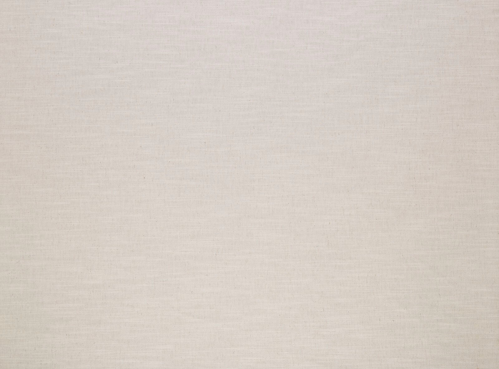 Close-up of a soft ivory plain weave fabric with subtle linen texture