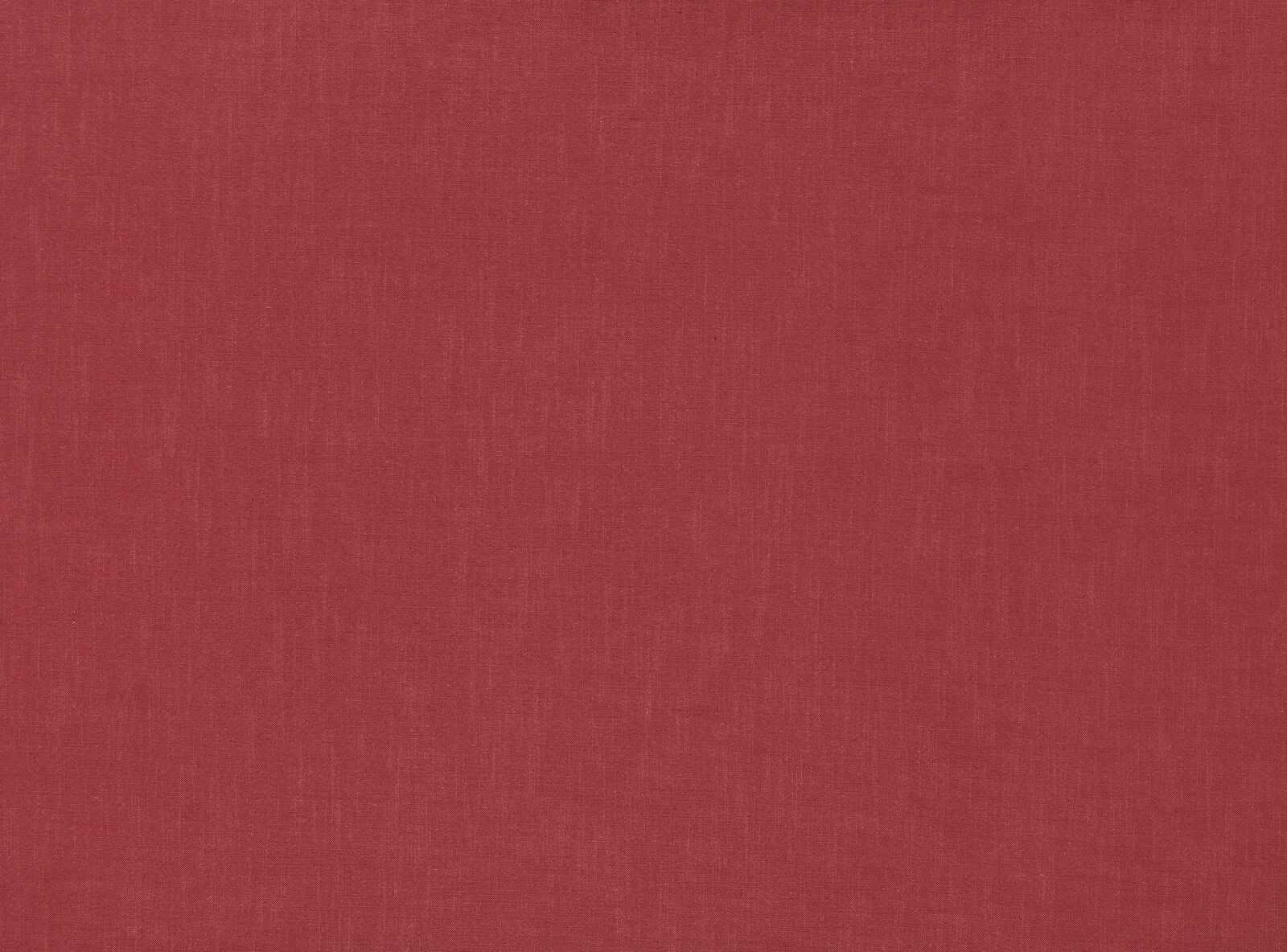 Deep raspberry red plain woven fabric with a subtle linen-like texture