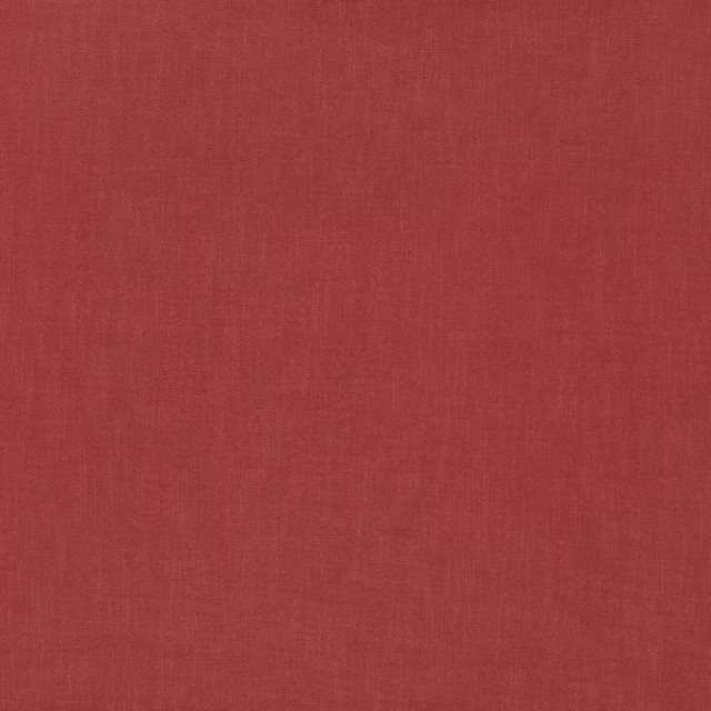 Deep raspberry red plain woven fabric with a subtle linen-like texture