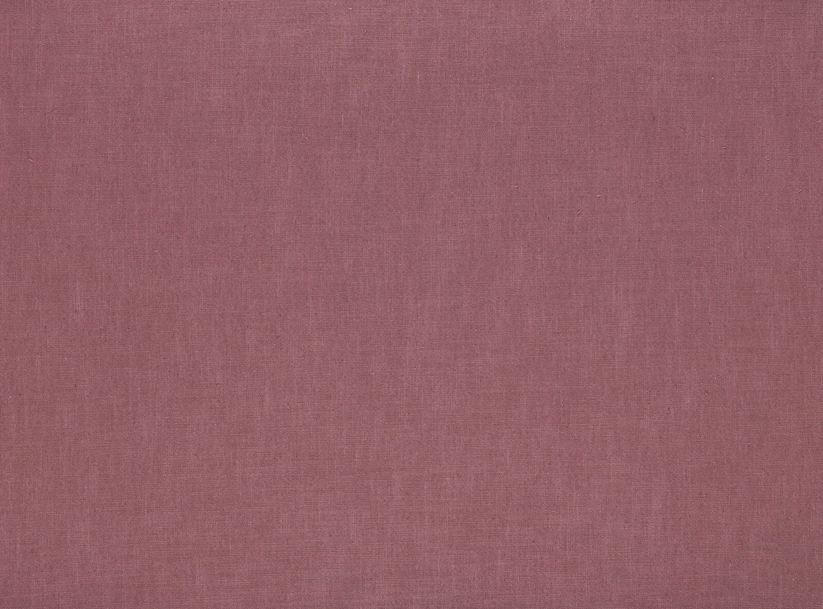 Dusty rose plain woven fabric with a soft linen-blend texture