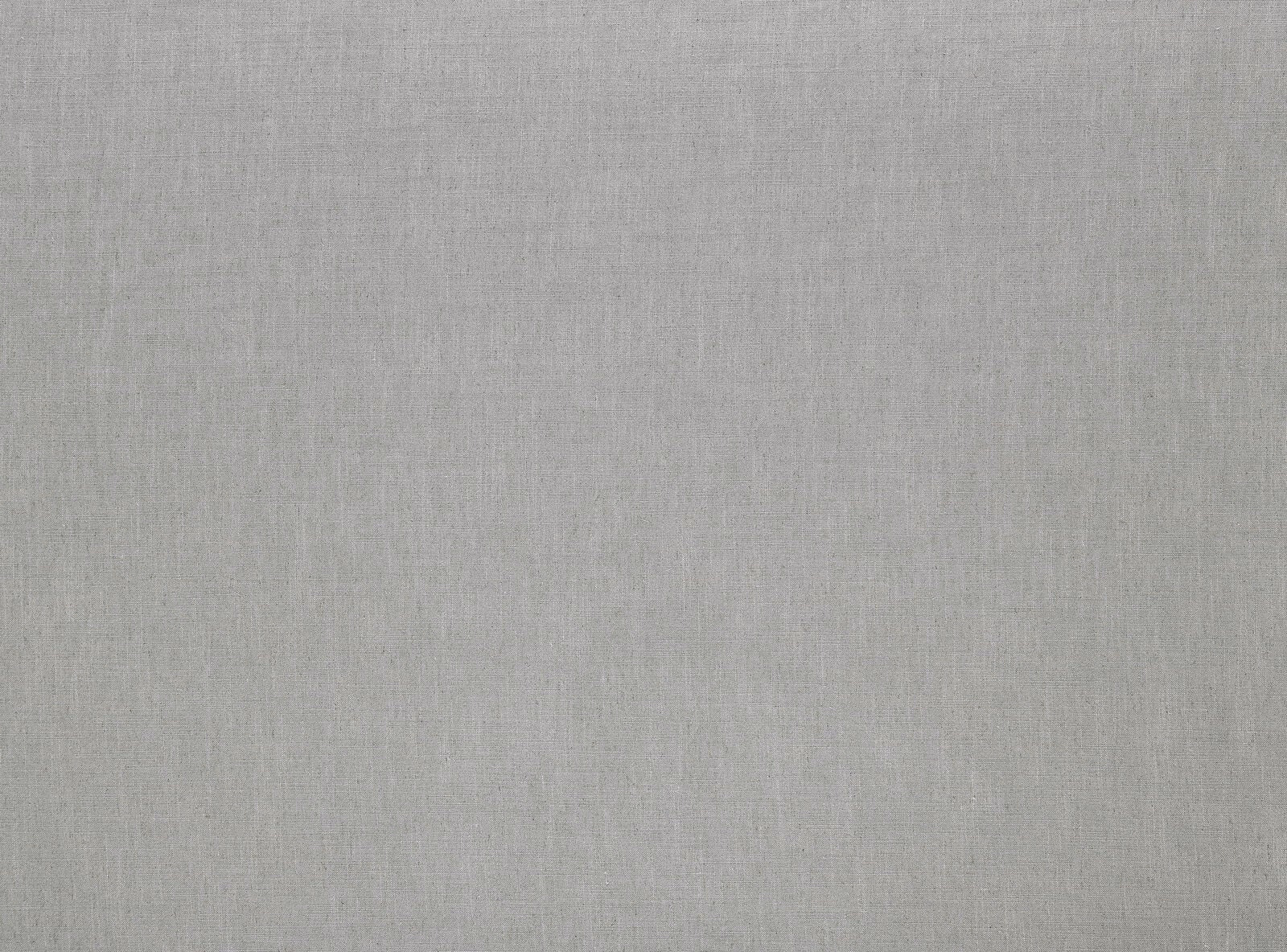 Soft silver-grey plain woven fabric with a fine matte linen texture